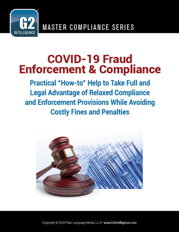 G2 Guide to COVID-19 Fraud Enforcement & Compliance
