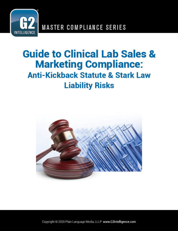 G2 Guide to Clinical Lab Sales & Marketing Compliance