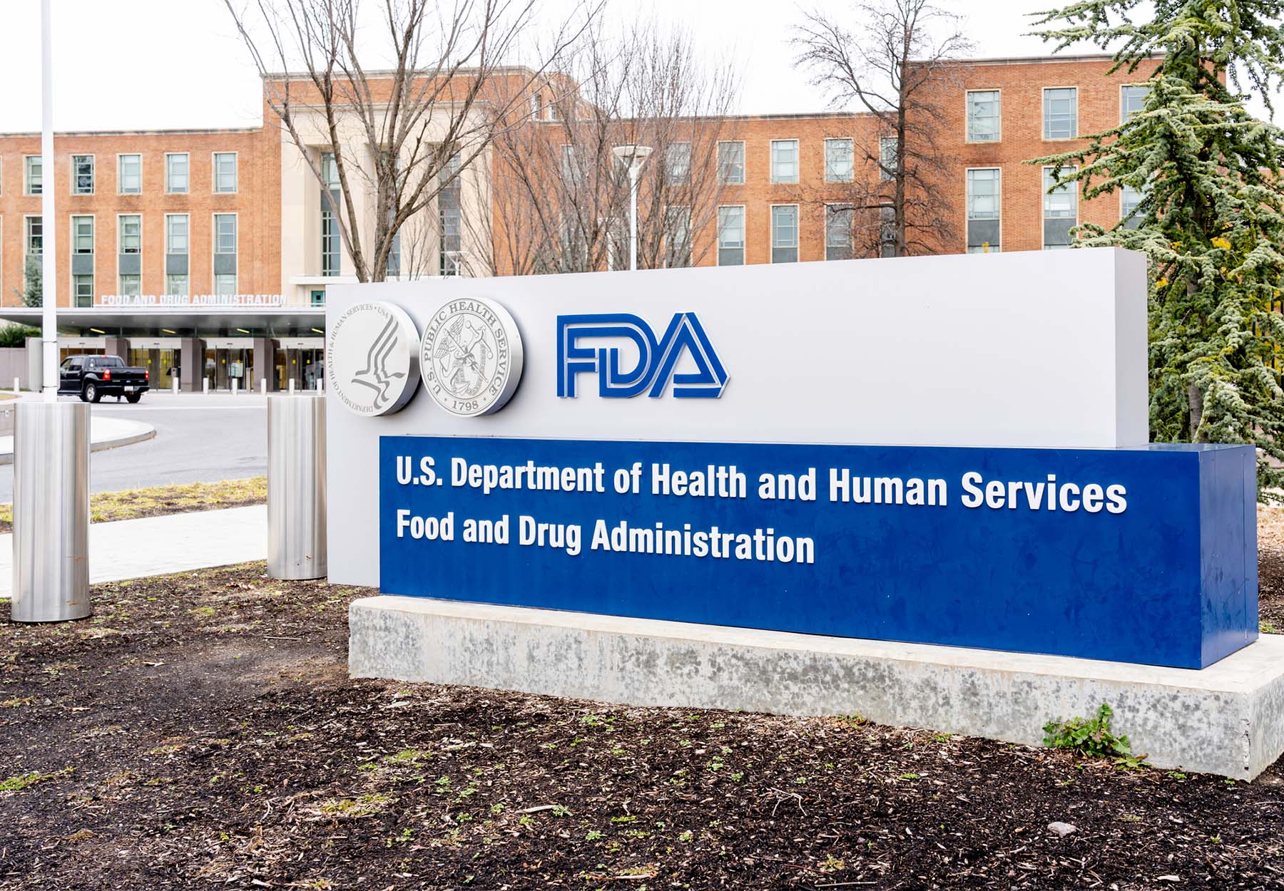 FDA Sign at its headquarters in Washington DC. The Food and Drug Administration (FDA or USFDA) is a federal agency of the USA.