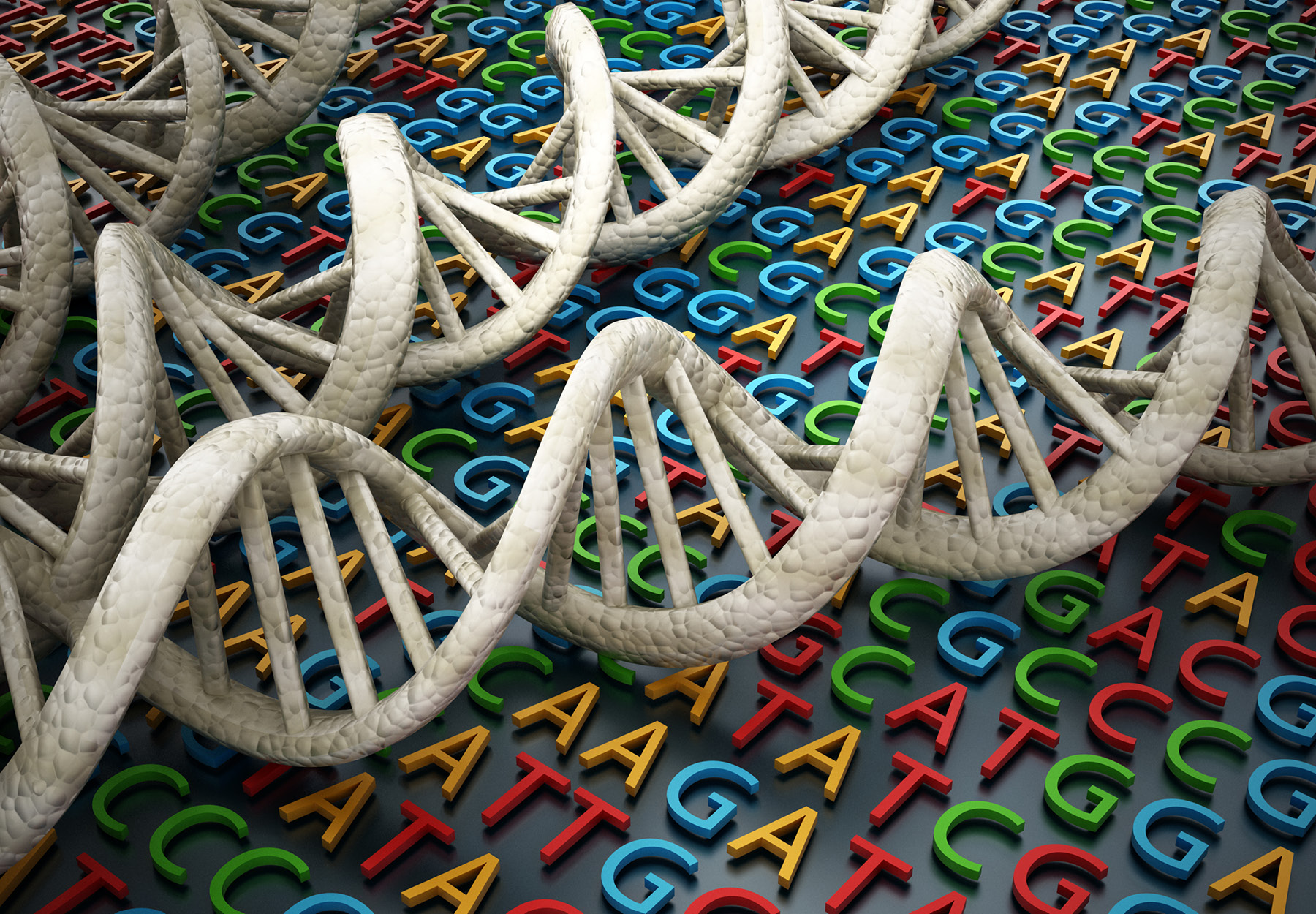 Genetic code stock photo to represent next generation sequencing