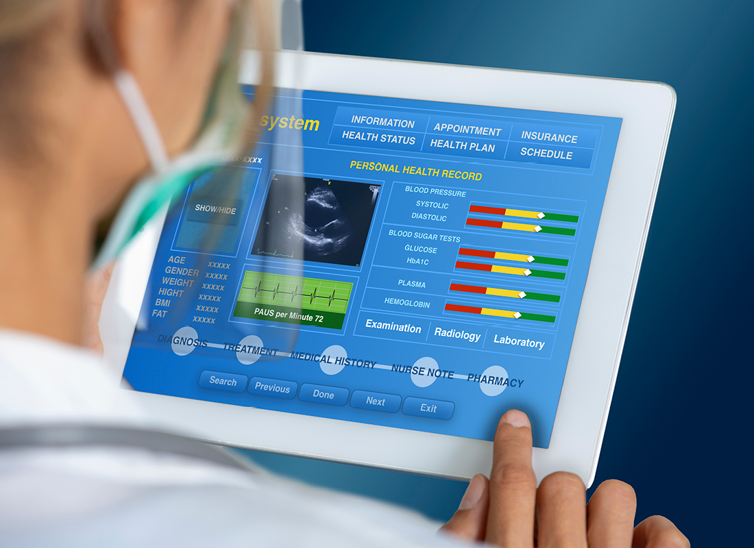 A diagnostic health consultant would review a patient's diagnostic data to suggest preventive care.
